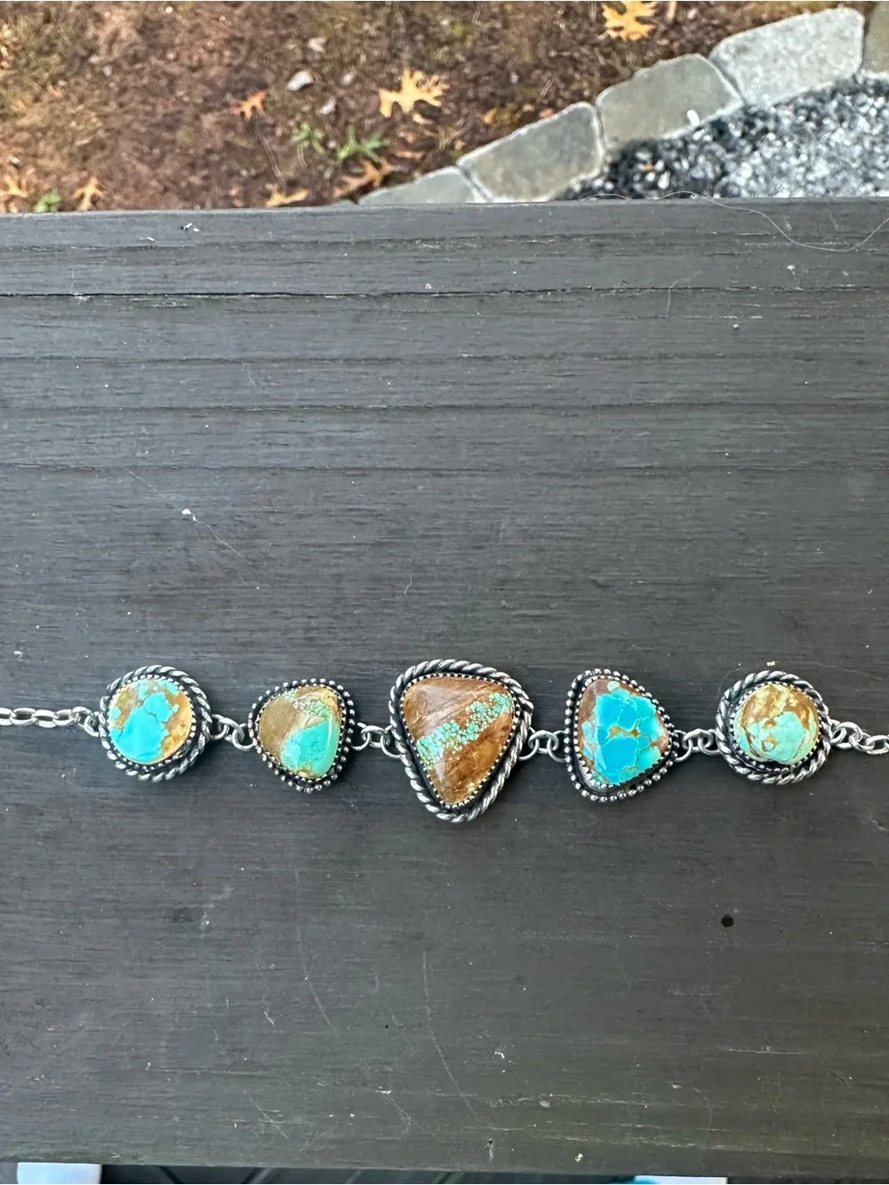 Custom Mine 8 Turquoise & Sterling Silver Choker Necklace